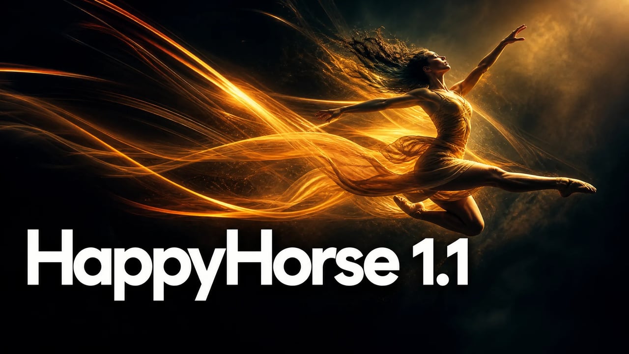 HappyHorse 1.1 — cinematic AI video generator