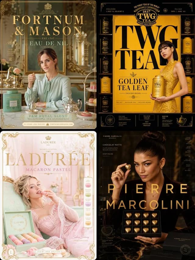 Fortnum & Mason × Emma Watson — "EAU DE NIL"
FORMAT: Ultra-Premium Gastronomy SM