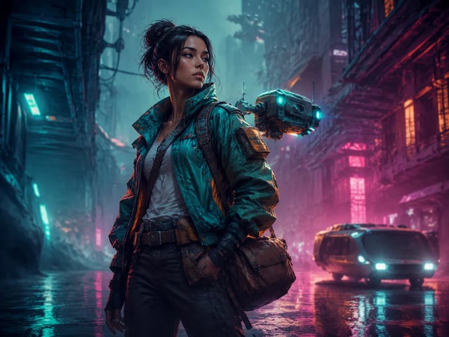 Indie-Game-Helden-Sci-Fi-Konzeptstill