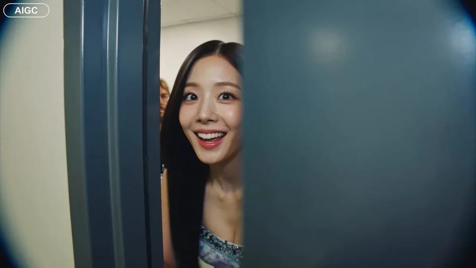 Handheld backstage idol vlog sample