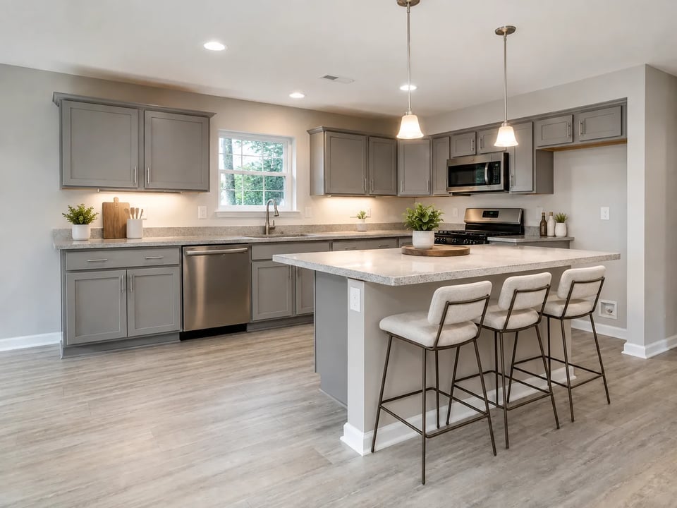 Kitchen after virtual staging real estate style luxury preview