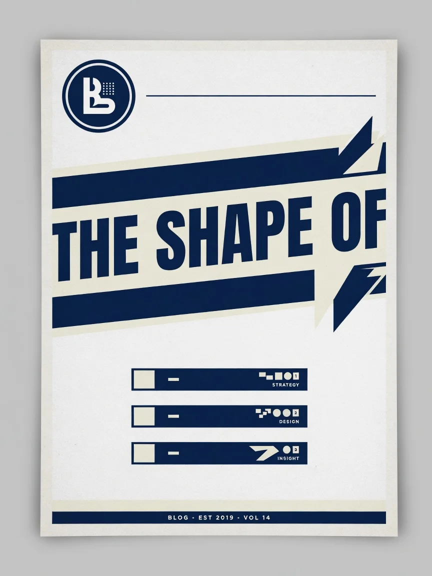 Swiss-style poster layout sample for the dense-text evaluate prompt (illustrative; verify lettering on your own Pro run)